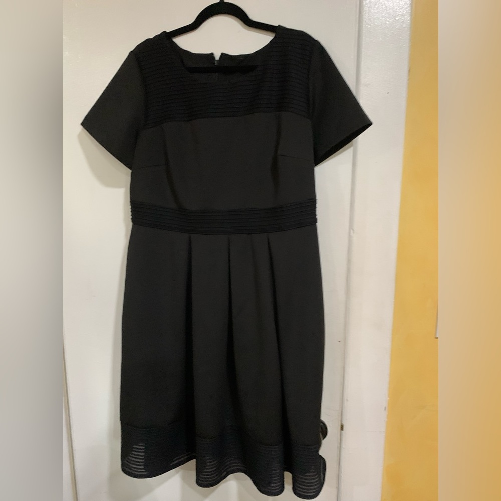 Black size 14 scuba dress new